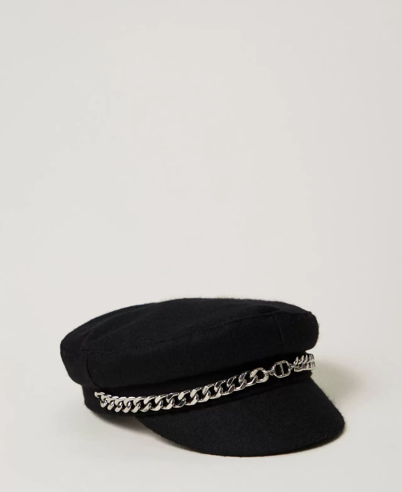 Accessori | TWINSET Milano Cappello Basco In Panno Nero