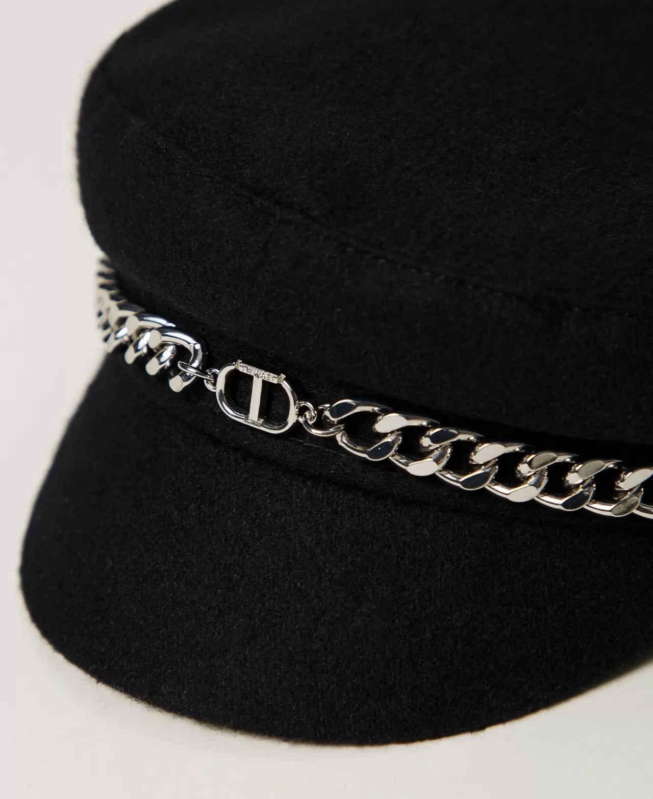 Accessori | TWINSET Milano Cappello Basco In Panno Nero