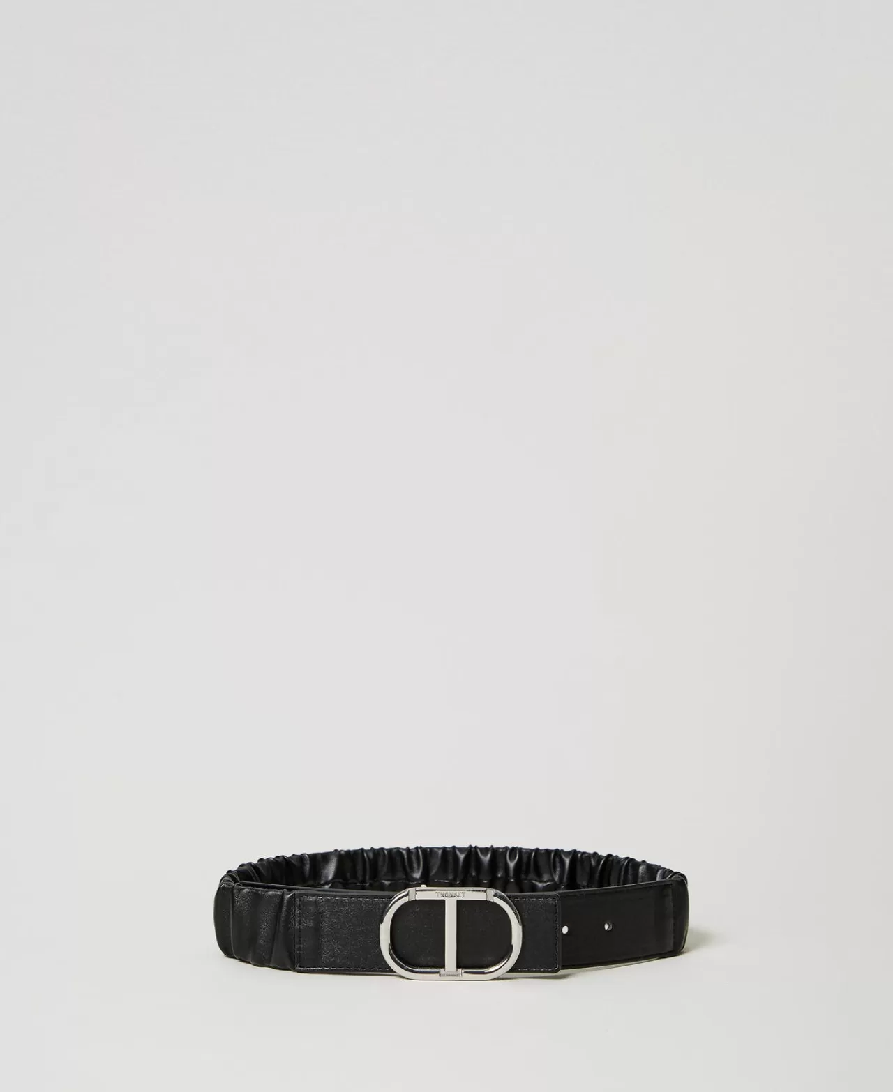 Accessori | TWINSET Milano Cintura Elastica Con Fibbia Oval T Nero