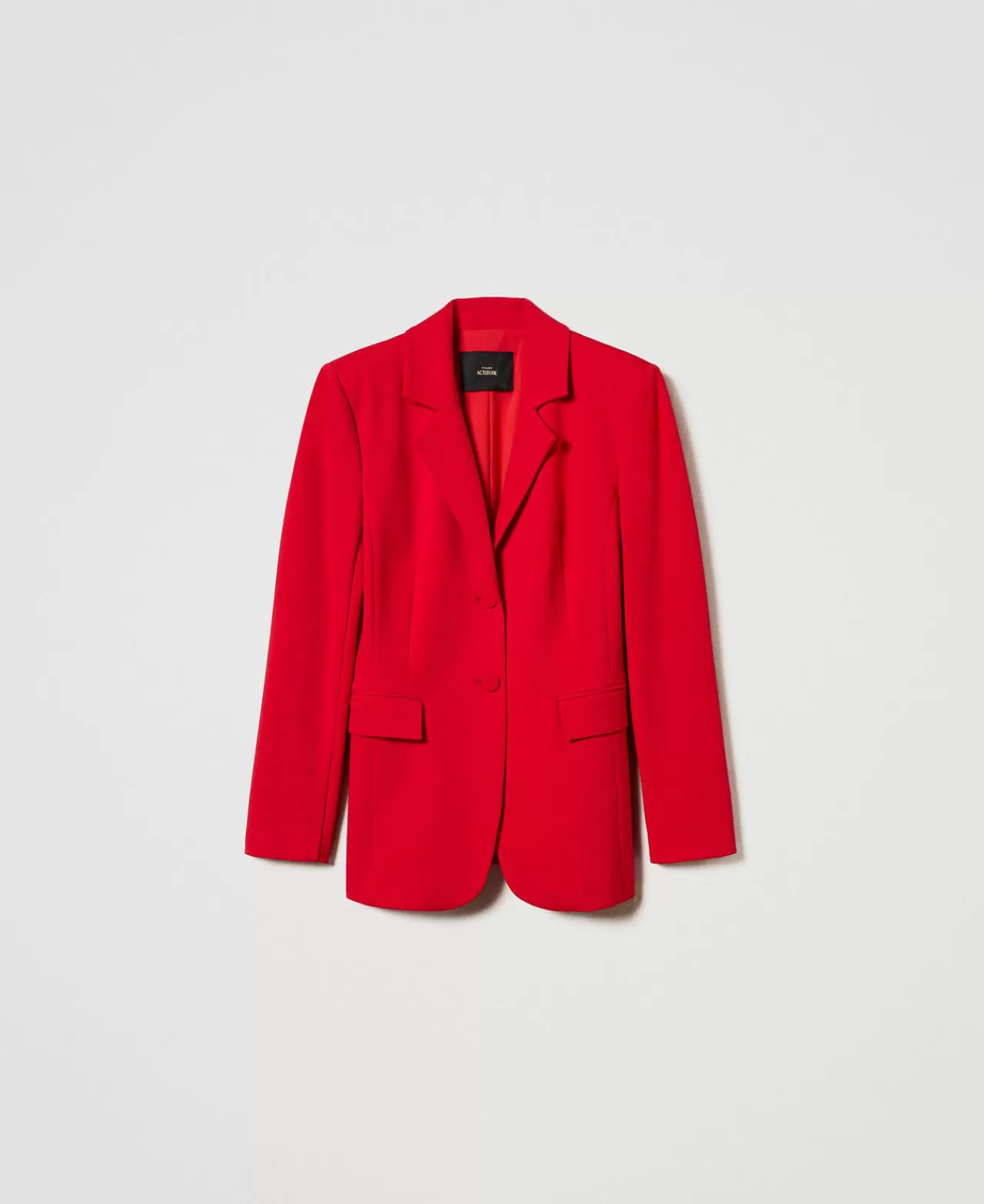 Giacche E Piumini | Blazer | TWINSET Milano Giacca Blazer Monopetto Fiery Red