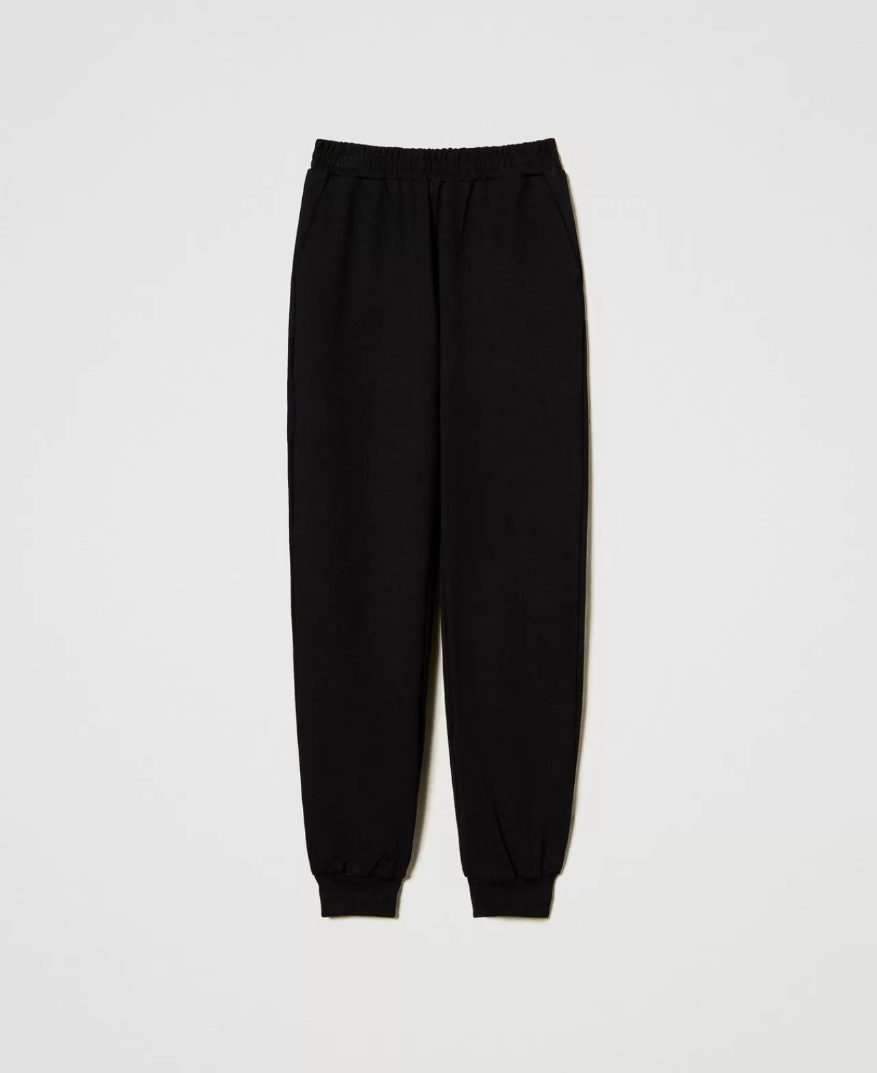 Pantaloni Jogging | TWINSET Milano Pantaloni Joggers Con Tasche Nero