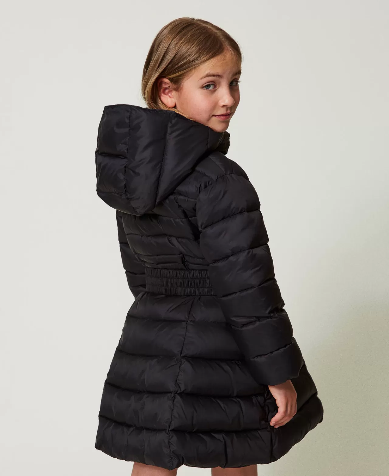 piumino_trapuntato_con_cintura_oval_t_4.webp Giacche E Capispalla | TWINSET Milano Piumino Trapuntato Con Cintura Oval T Nero