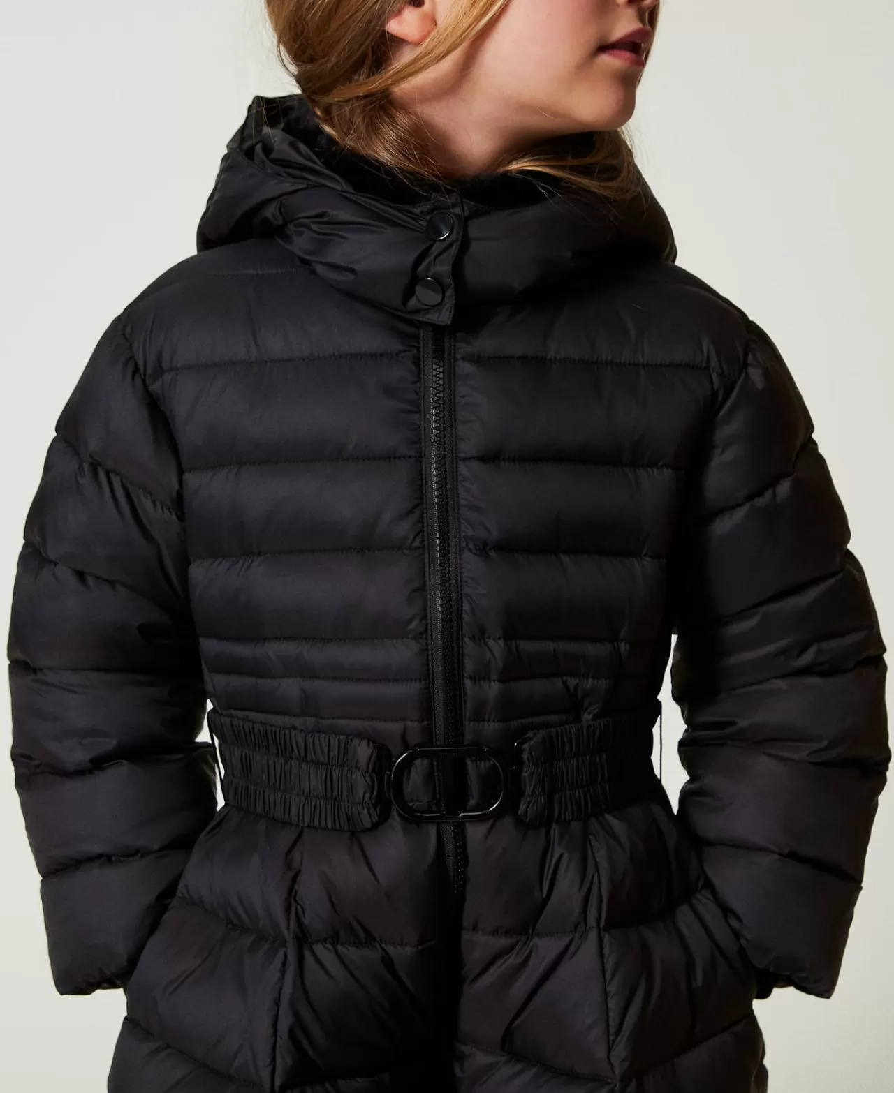 piumino_trapuntato_con_cintura_oval_t_5.webp Giacche E Capispalla | TWINSET Milano Piumino Trapuntato Con Cintura Oval T Nero