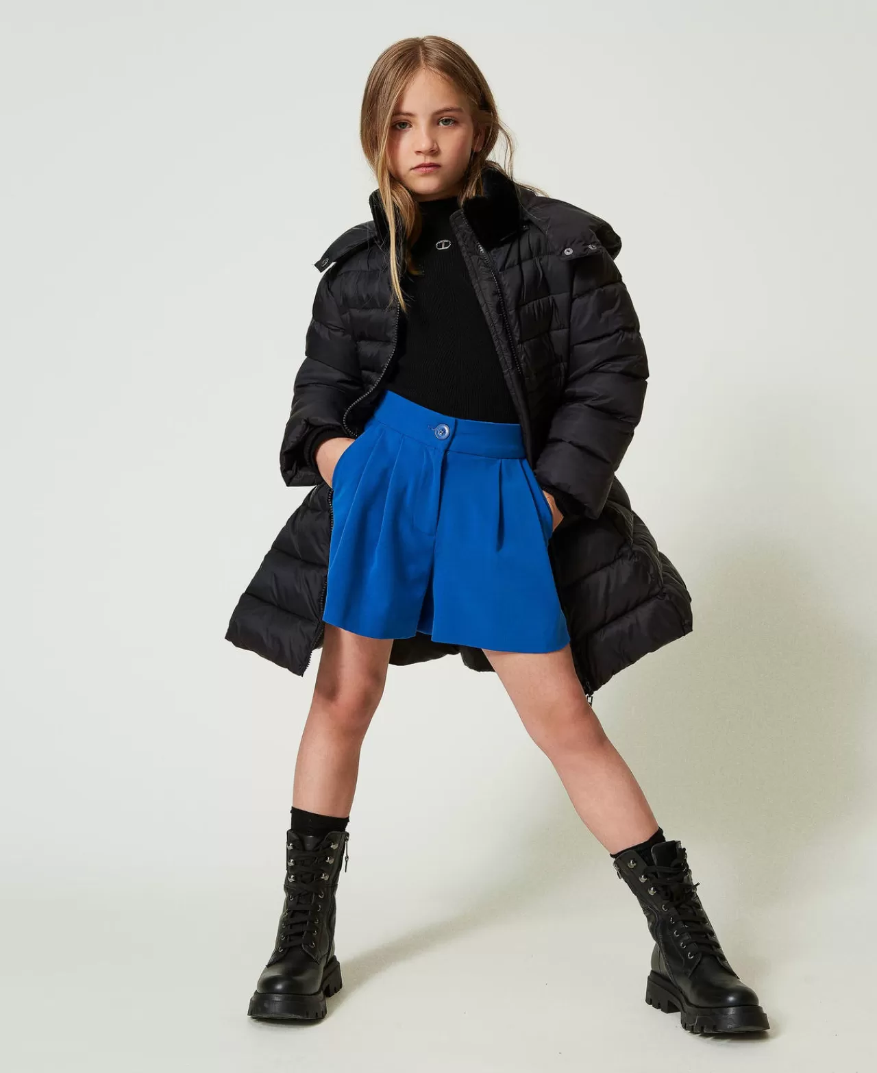 piumino_trapuntato_con_cintura_oval_t_6.webp Giacche E Capispalla | TWINSET Milano Piumino Trapuntato Con Cintura Oval T Nero