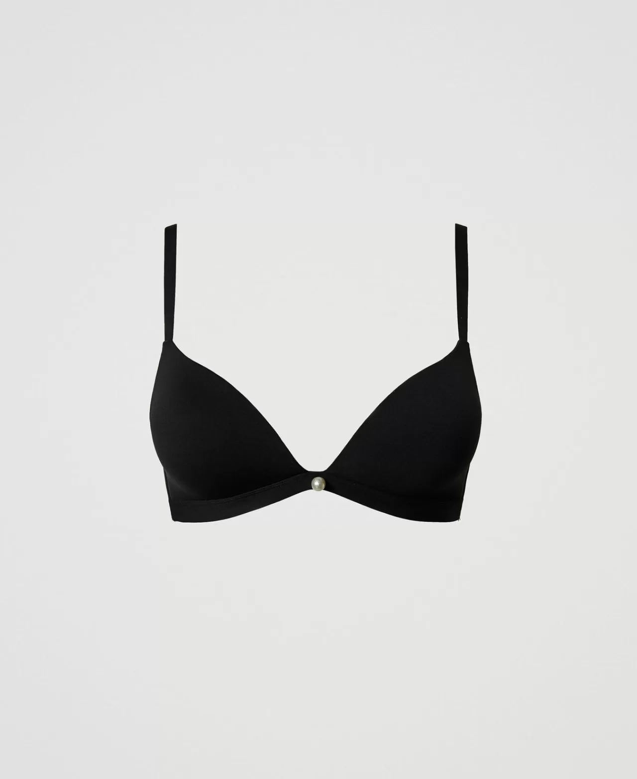 Intimo E Nightwear | TWINSET Milano Reggiseno A Triangolo In Charmeuse Nero