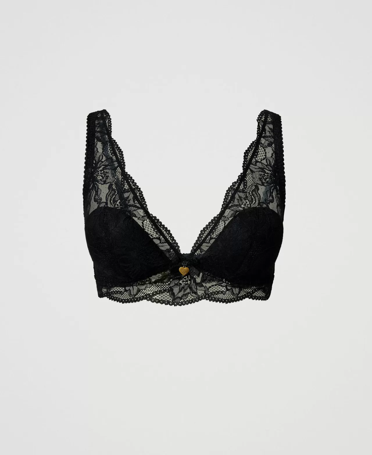 Intimo E Nightwear | TWINSET Milano Reggiseno Bralette In Pizzo Nero