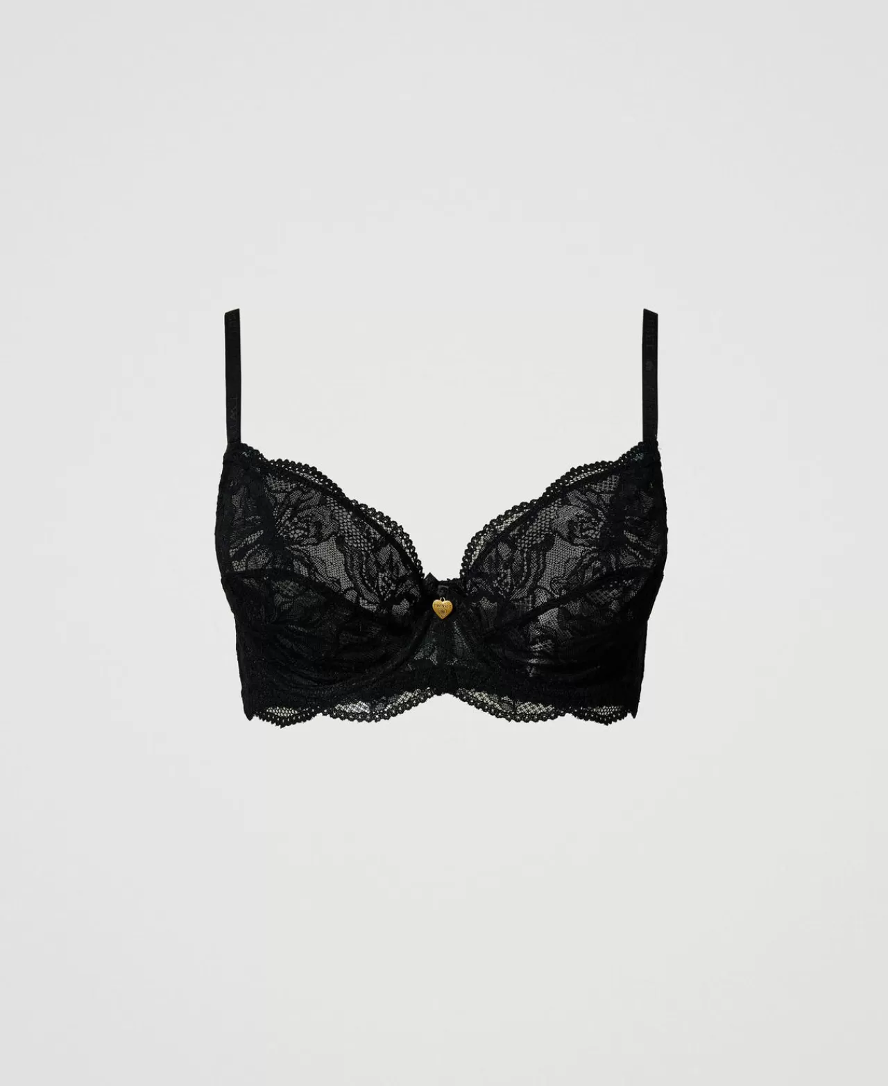 Intimo E Nightwear | TWINSET Milano Reggiseno Con Ferretto In Pizzo Nero