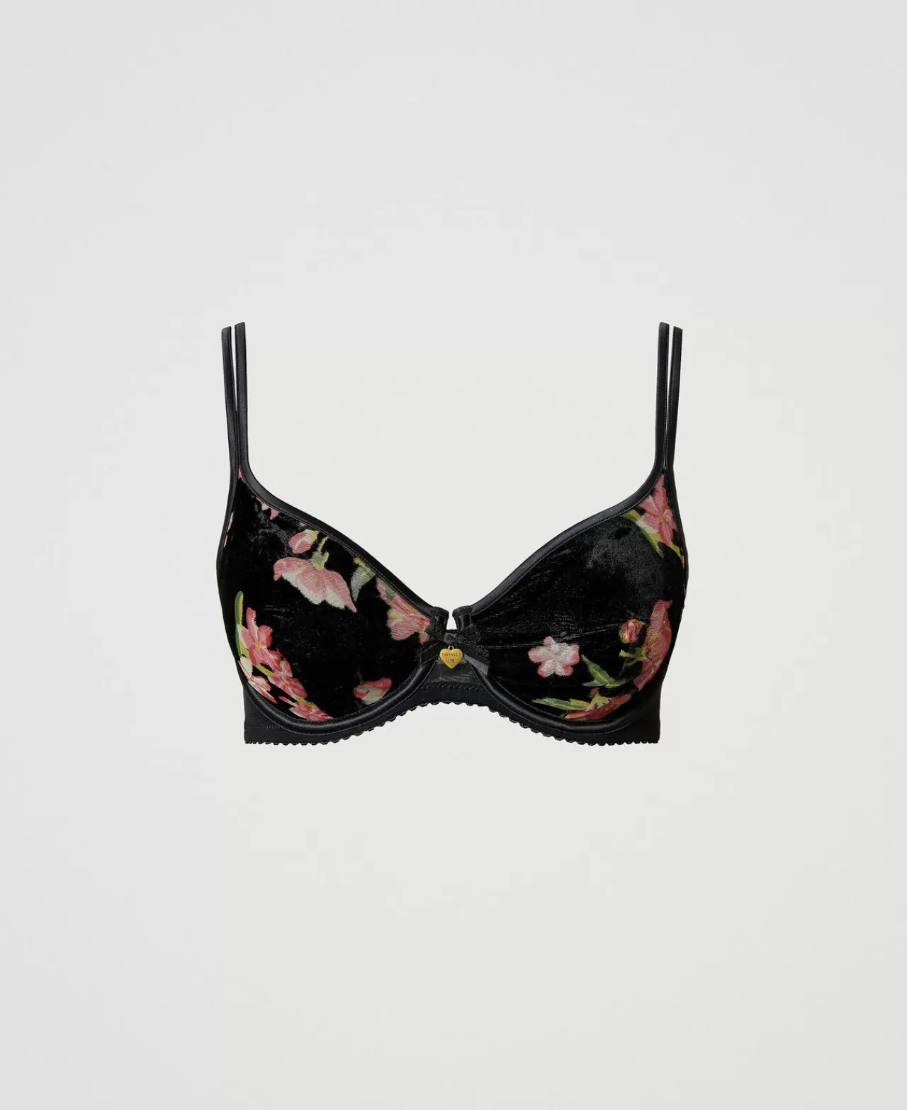 Intimo E Nightwear | TWINSET Milano Reggiseno Con Ferretto In Velluto Dévoré Multicolor Blooming