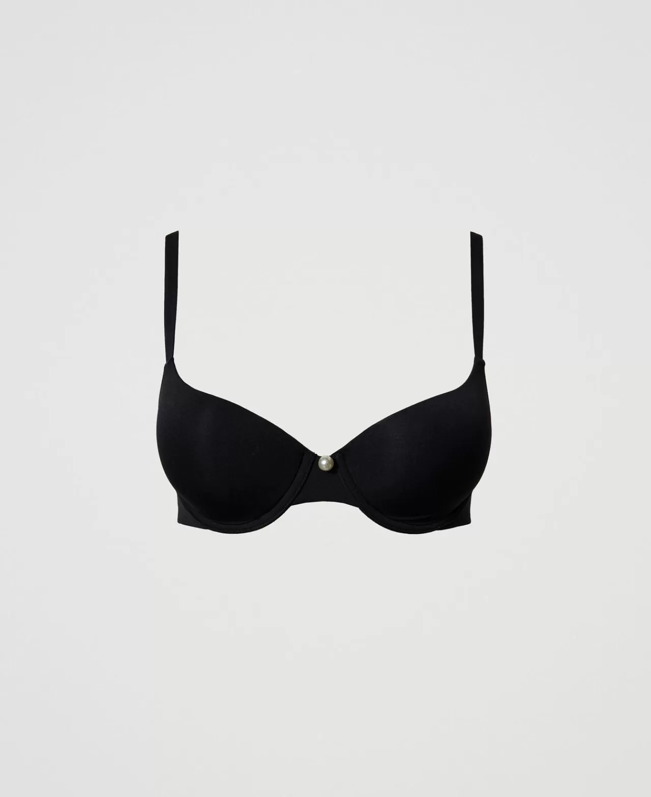 Intimo E Nightwear | TWINSET Milano Reggiseno Push-up In Charmeuse Nero