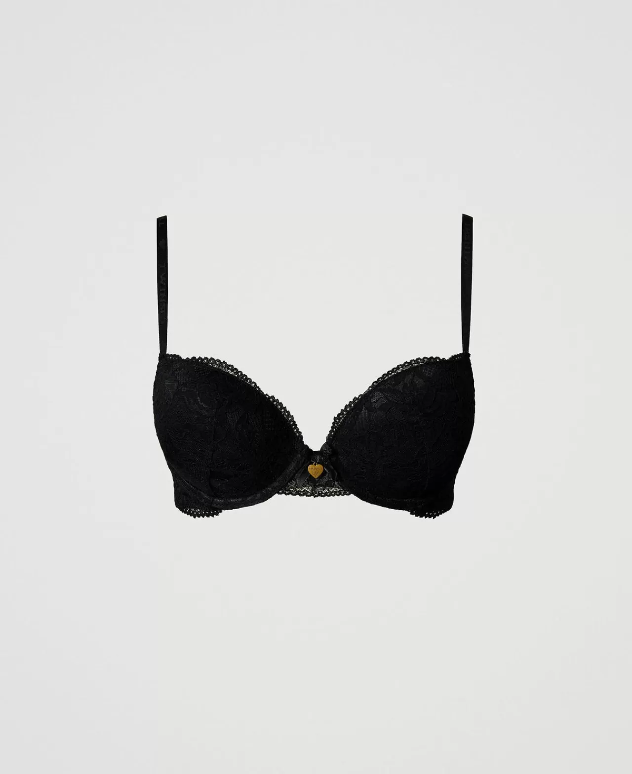 Intimo E Nightwear | TWINSET Milano Reggiseno Push-up In Pizzo Nero