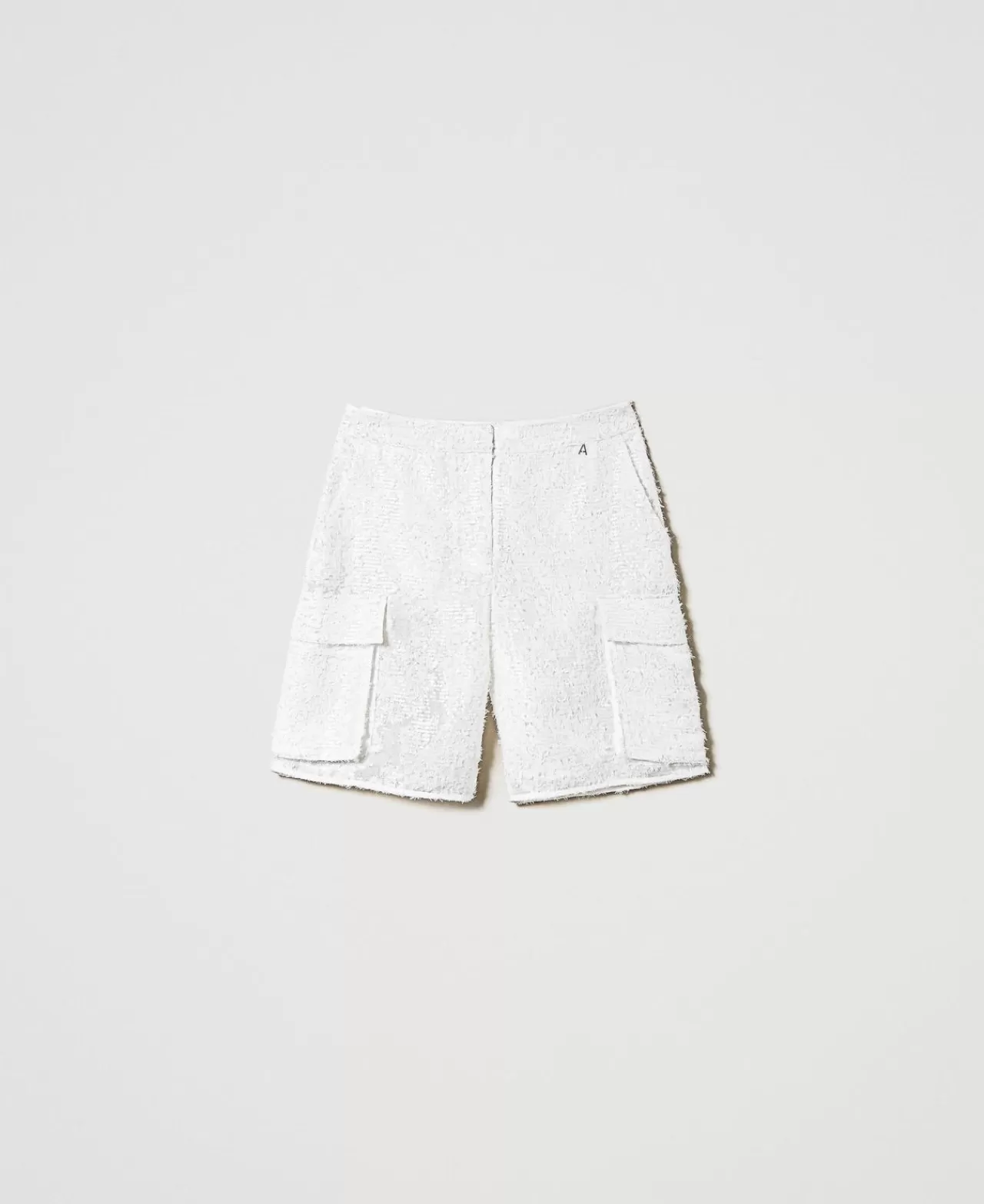 Shorts | TWINSET Milano Shorts In Full Paillettes Bianco "Papers"