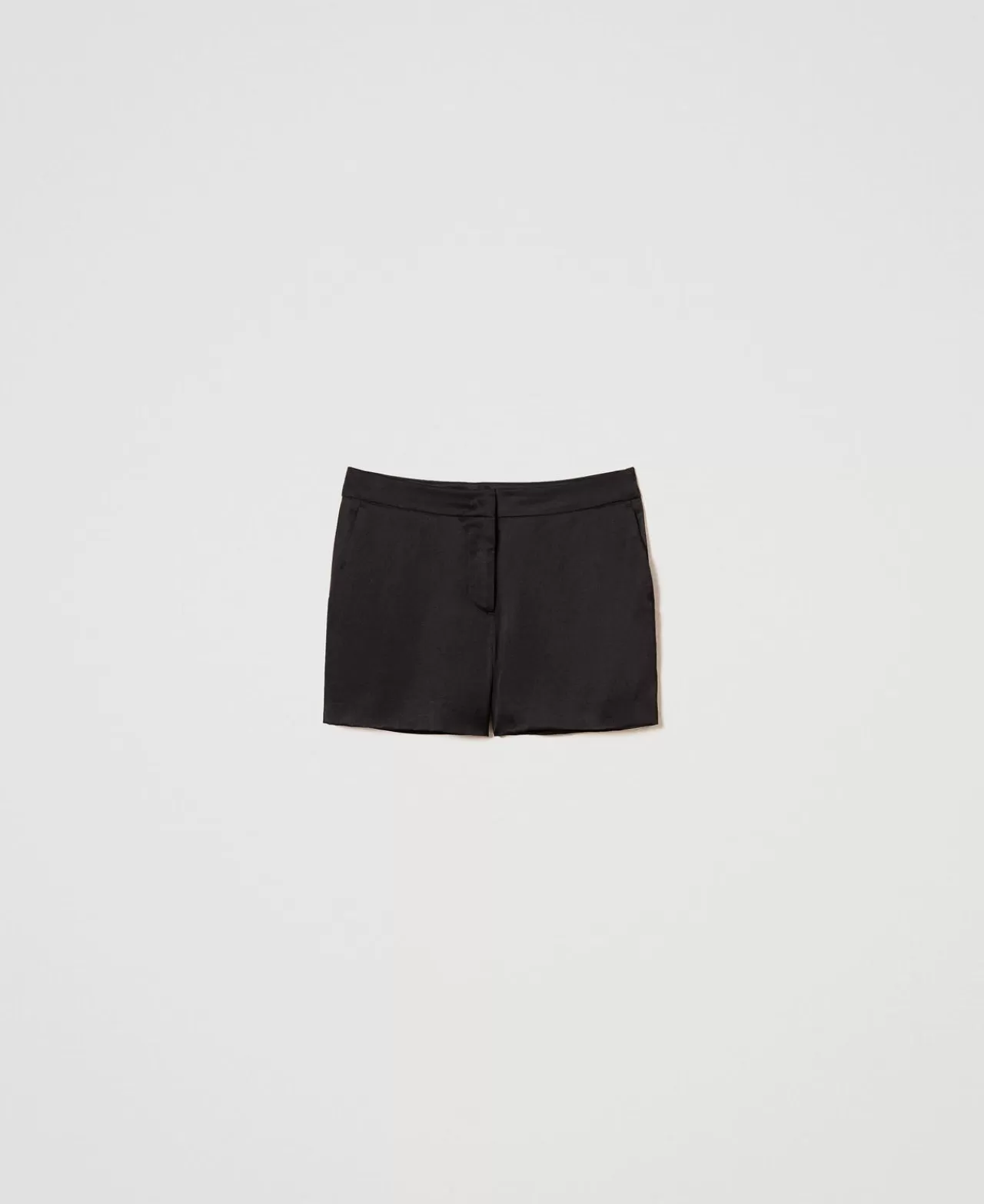 Shorts | TWINSET Milano Shorts In Raso Nero